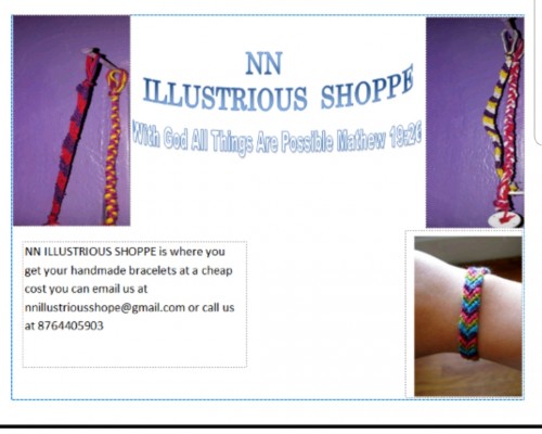 NN ILLUSTRIOUS SHOPPE  Sells Handmade Bracelets