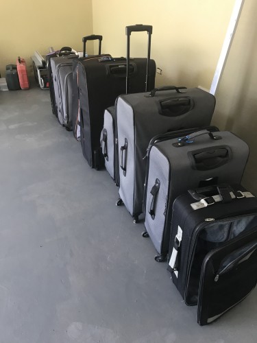 Luggage Sets And Plastic Barrel Container 