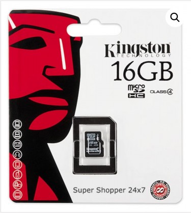 Kingston Micro SD Memory Card 16GB