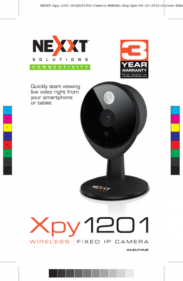 Nexxt Xpy 1201 Wifi Security Camera