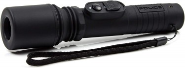 Rechargeable Tactical LED Flashlight, Black Stun G