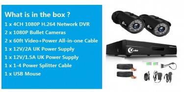 Security Camera CCTV Kit 