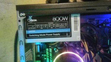 Xtech 800w Power Supply 