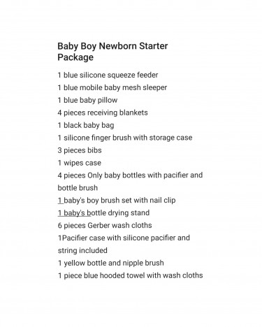 Newborn Baby Package