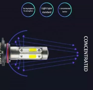 4 Side LED Carr Light (H4, H1, H11, 9006 And 9005)