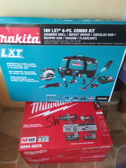 Milwaukee Kit 65k And Makita Kit 100k