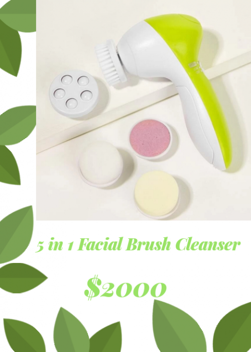 5 In 1 Facial Brush Cleanser