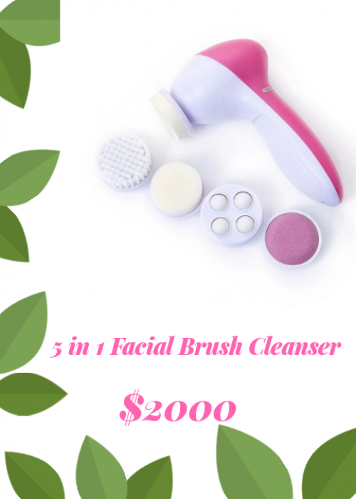5 In 1 Facial Brush Cleanser