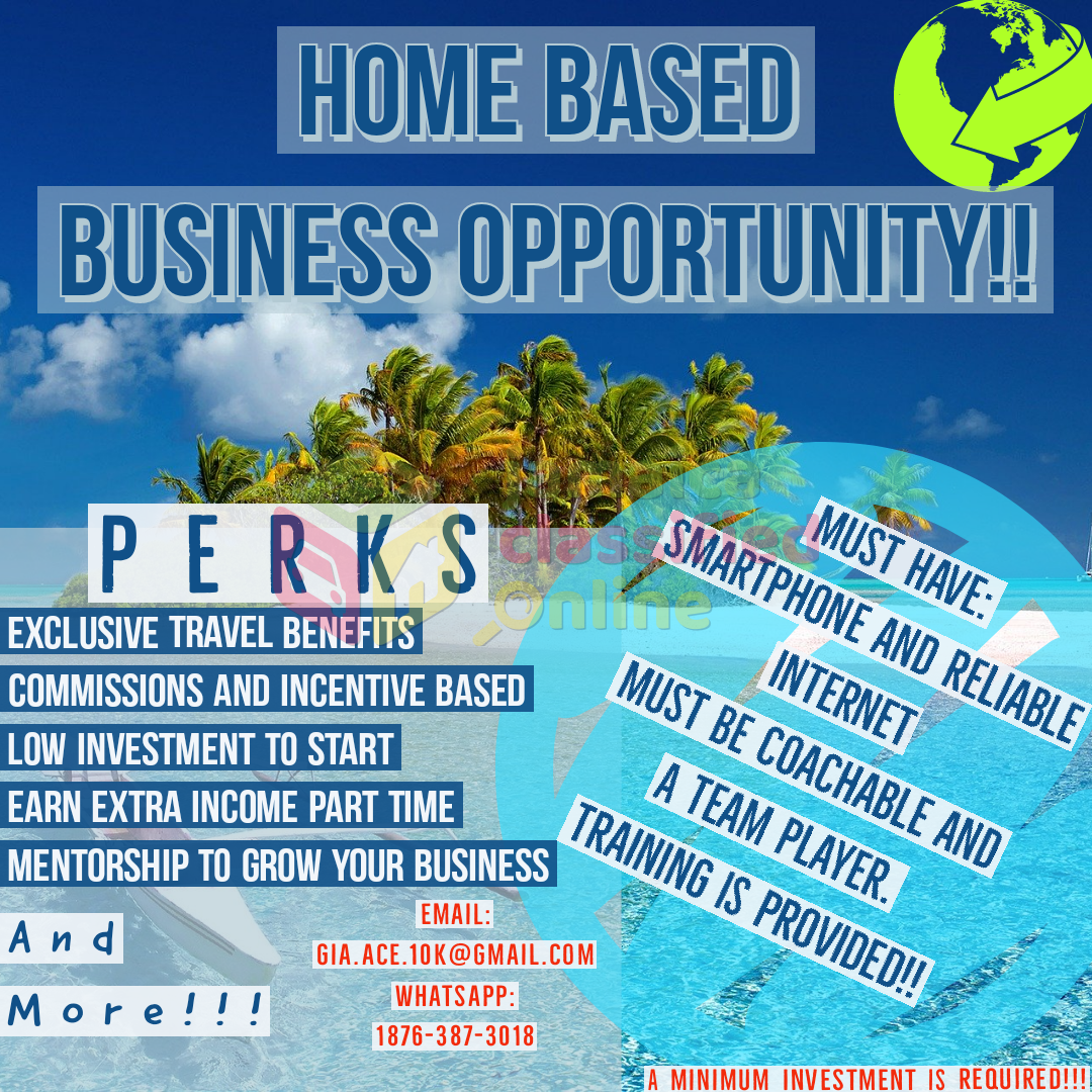 Home Based Business Opportunity (Verified Legit) for sale in Jamaica