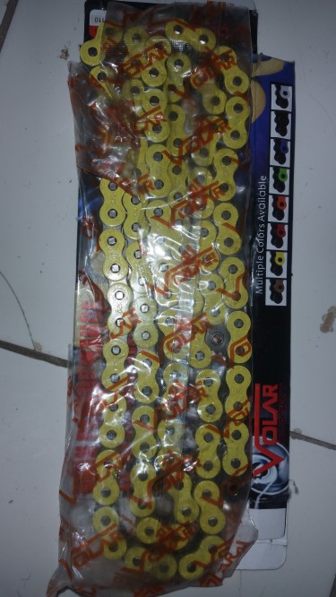 520X110 Yellow O Ring Motorcycle Chain And M (NEW)