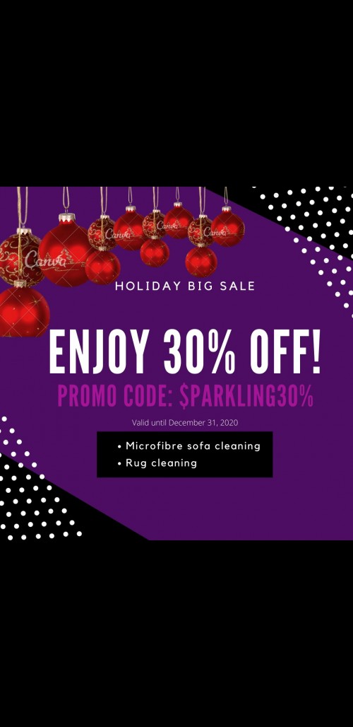 30% Off SOFA CLEANING