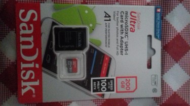 200 GB San Disk SD Card(NEW)+Adapter!