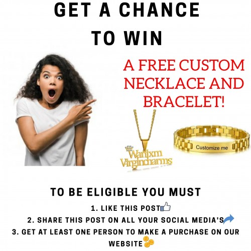 Contest To Win A Custom Necklace And Bracelet