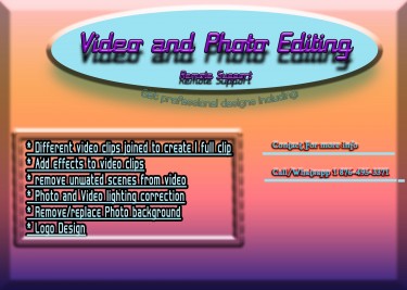 Photo And Video Editing
