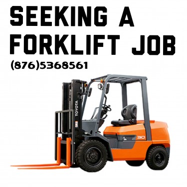 Seeking A Forklift Job 
