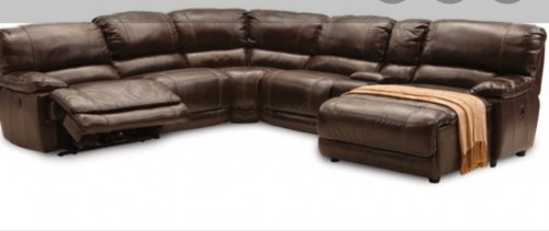 Leather 5 Piece Sectional Couch