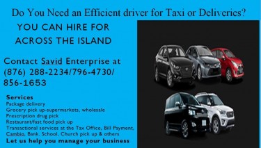 Promo: If You Need Delivery, Taxi, Or Tour Service