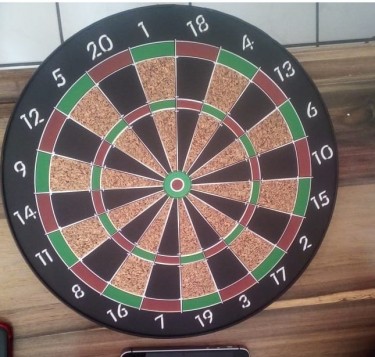 Dart Board With 6 Darts (New Condition)