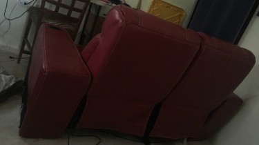 Yard Sale!  Leather Sofa