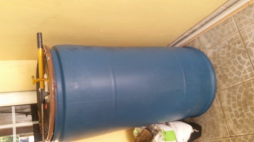 Blue Plastic Barrel For Sale