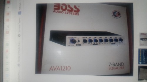Boss Audio System 7 Band Equalizer