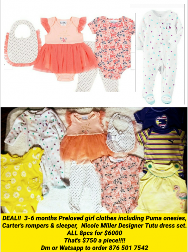Bassinet & 3-6M Preloved Baby Girl Clothing