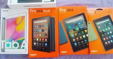 Samsung Tab A 8', Fire 7, Fire 8, Fire 8 Plus