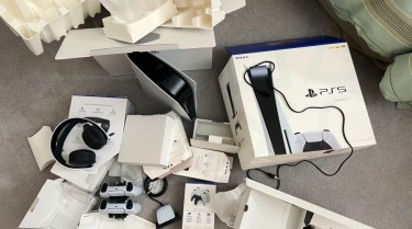 A Mint Condition PS5 With 2 Controllers Included