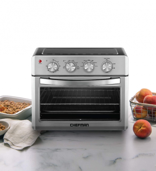 Chefman Air Fryer Toaster Oven, 6 Slice, 26 QT Con