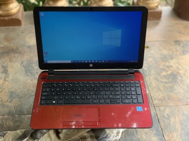 Red Hp Laptop 