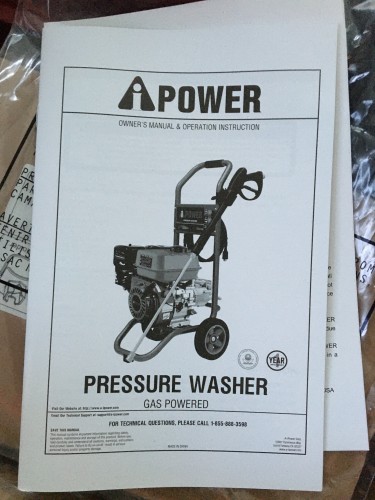 2700 PSI Pressure Washer 