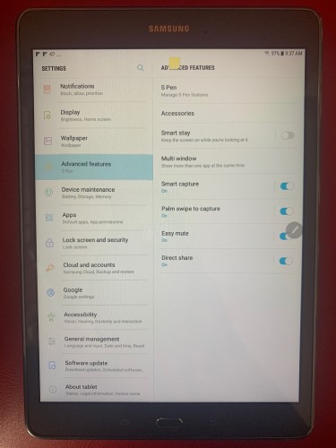 Mint Condition Samsung Galaxy Tab A With S Pen 9.7