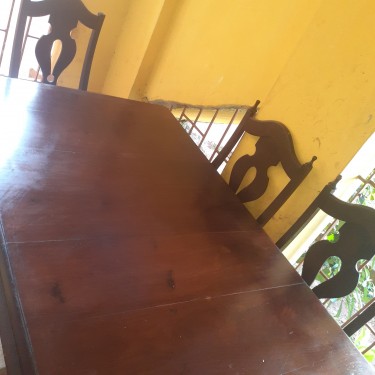 6 Piece Mahogany Dining Table (SALE)