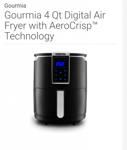 Air Fryer With AeroCrisp Technology
