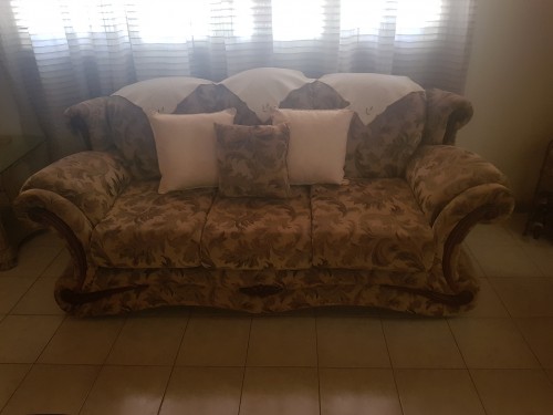 4pcs Sofa Set With Cushions