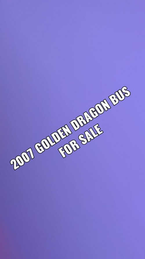 2007 Golden Dragon Bus