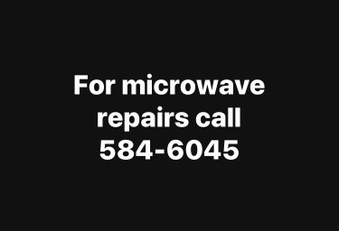 Microwave Repairs 
