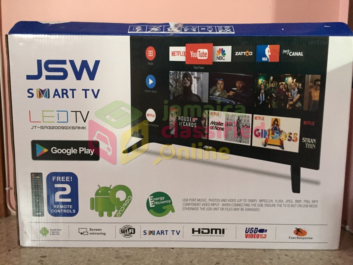 For Sale: New 4K JSW Smart Tv 32 Inch - Montego Bay