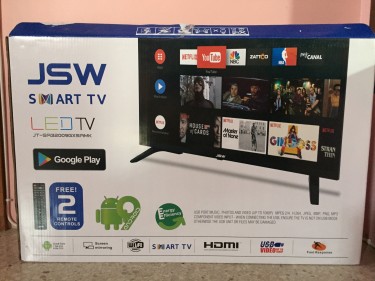 New 4K JSW Smart Tv 32 Inch 