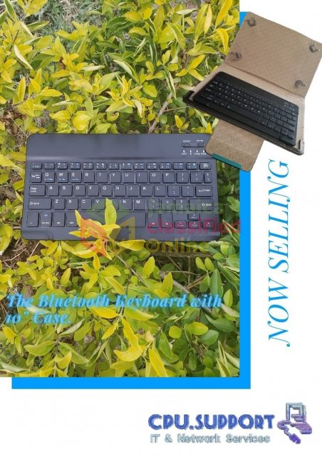 10 Inch Bluetooth Keyboard With Case