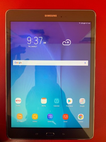 9.7” Samsung Galaxy Tab A, 16gb 