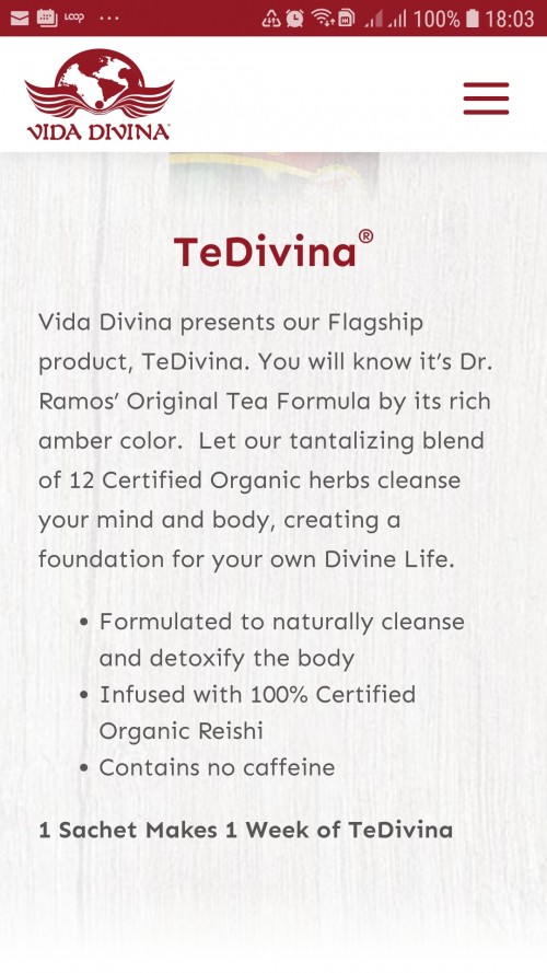 TeDivina Detox Tea With Weight Loss Benefit