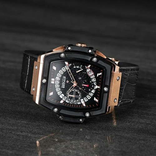 Genuine Leather Strap Luxury Watch