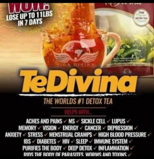 Tedivina Detox Tea & Supplement For PCOS Fibroid