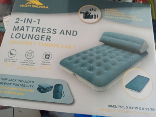 2 In 1 Mattress And Lounger