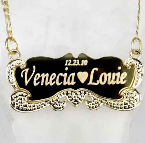 Customized Name Plated Stainless Steel Necklace
