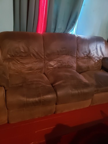 Cheap 3 Seater Double Recliner 