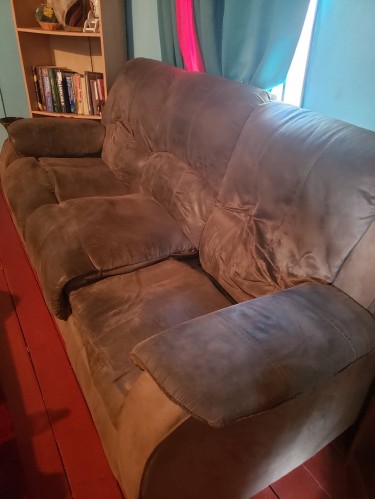Cheap 3 Seater Double Recliner 