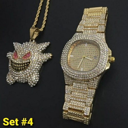 Iced Out Jewelry Set 4