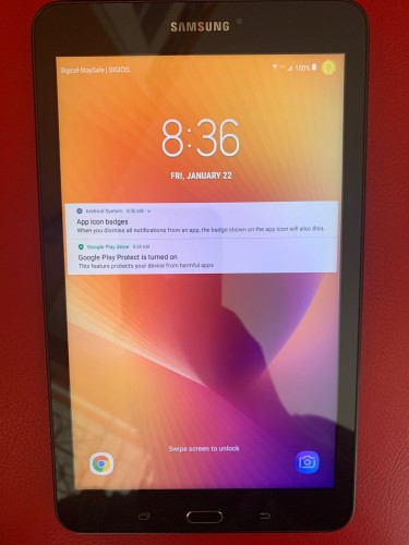 8” Samsung Galaxy Tab E 4G LTE Sim Unlocked 